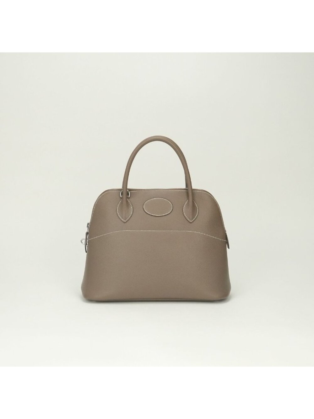 Hermes Bolide 31 Tote Epsom Etoupe Gray Silver Handbag Veau